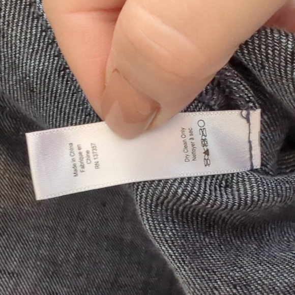 Marissa Webb Anorak Kayla Denim Linen Chambray Jacket - Picture 12 of 16